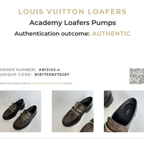 Louis Vuitton Academy Monogram Black Chunky Leather Loafers sz 39 - Picture 14 of 14